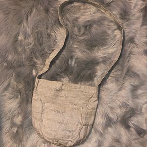 Merona Crossbody Color Beige Gray EUC